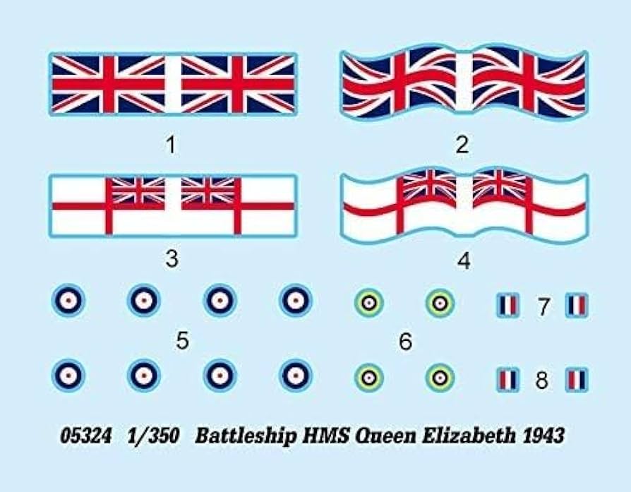 Amazon | トランペッター 1/350 イギリス海軍戦艦 HMS クィーン
